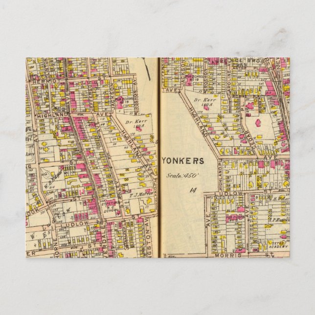 Postal Yonkers, Nueva York 11 (Anverso)