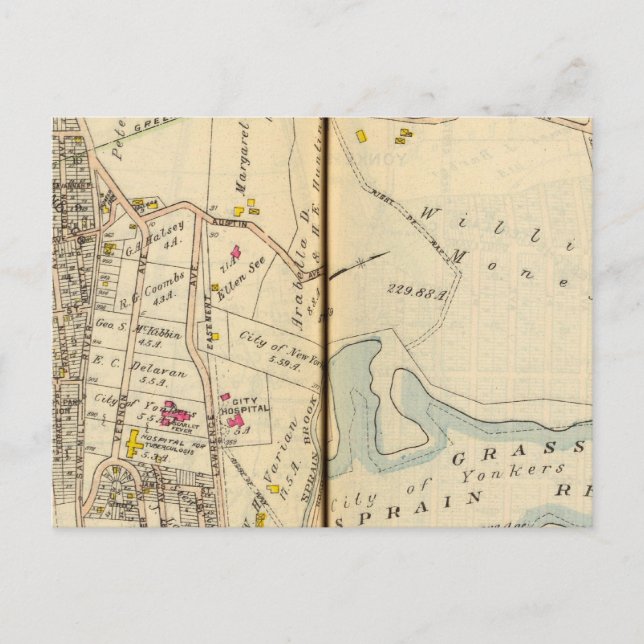 Postal Yonkers, Nueva York 9 (Anverso)