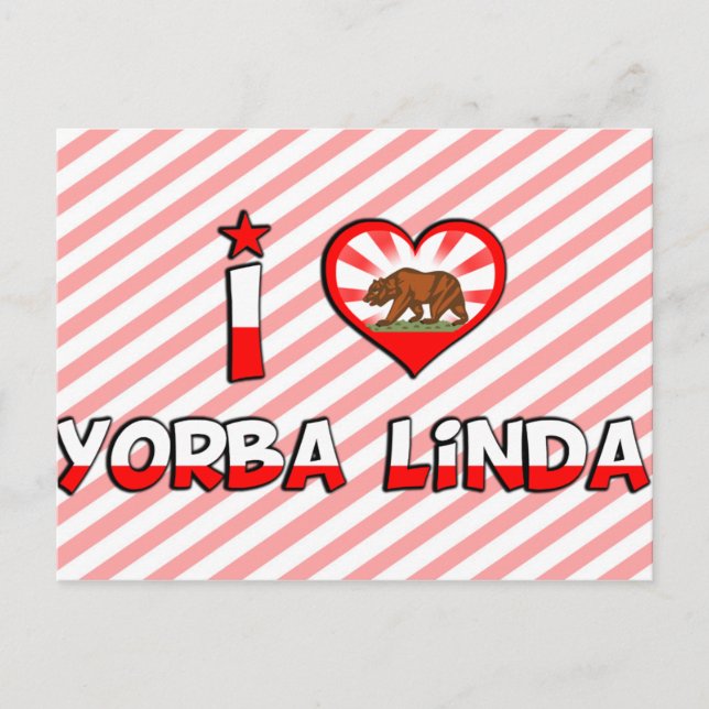 Postal Yorba Linda, CA (Anverso)