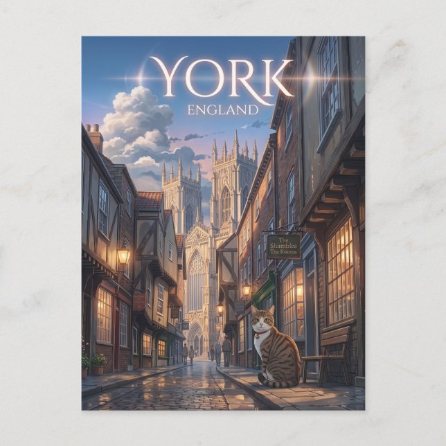 Postal York Inglaterra (Anverso)