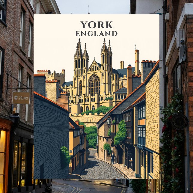 Postal York Inglaterra UK Viaje Histórico (York England UK Travel Historic Postcard
)