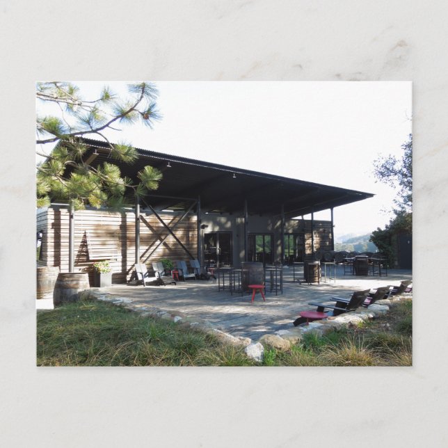 Postal York Mountain Tasting Room, Paso Robles (Anverso)