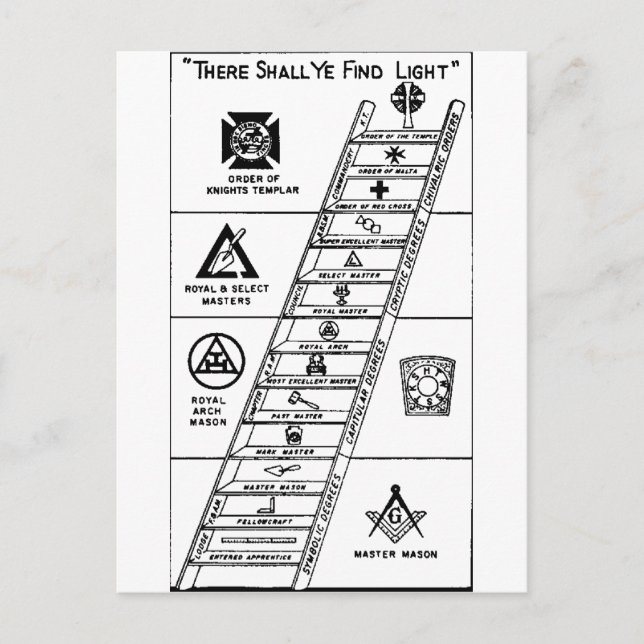 Postal York Rite Ladder (Anverso)