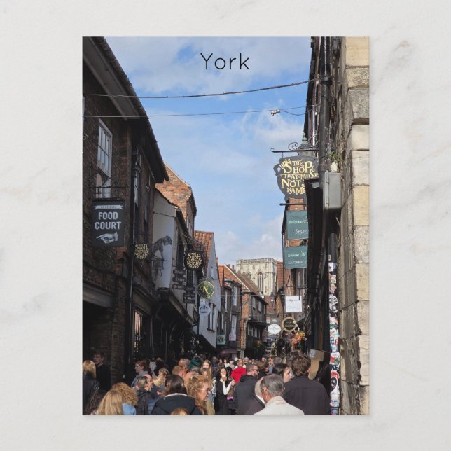 Postal York Shambles (Anverso)