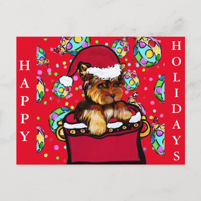 POSTAL YORKIE (Anverso)