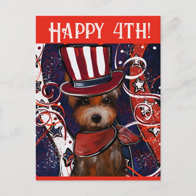 POSTAL YORKIE (Anverso)