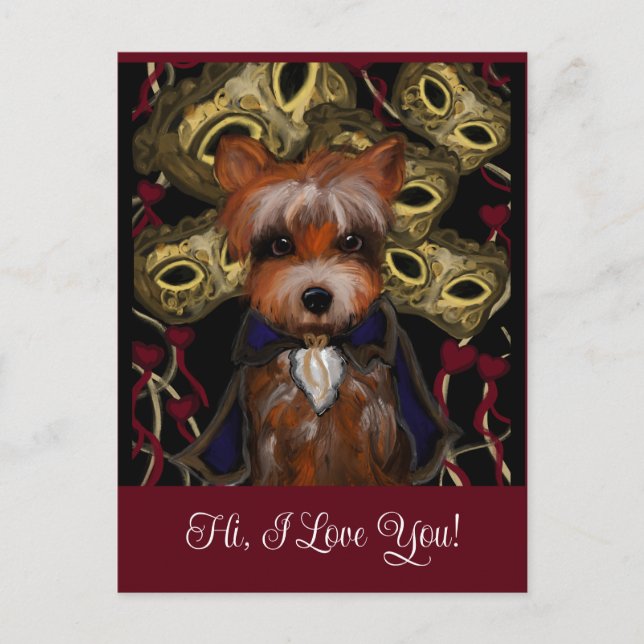 Postal Yorkie     (Anverso)