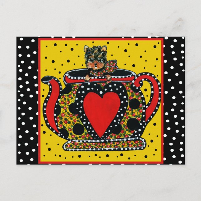 Postal Yorkie Poo (Anverso)