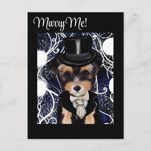 Postal Yorkie Poo       (Anverso)