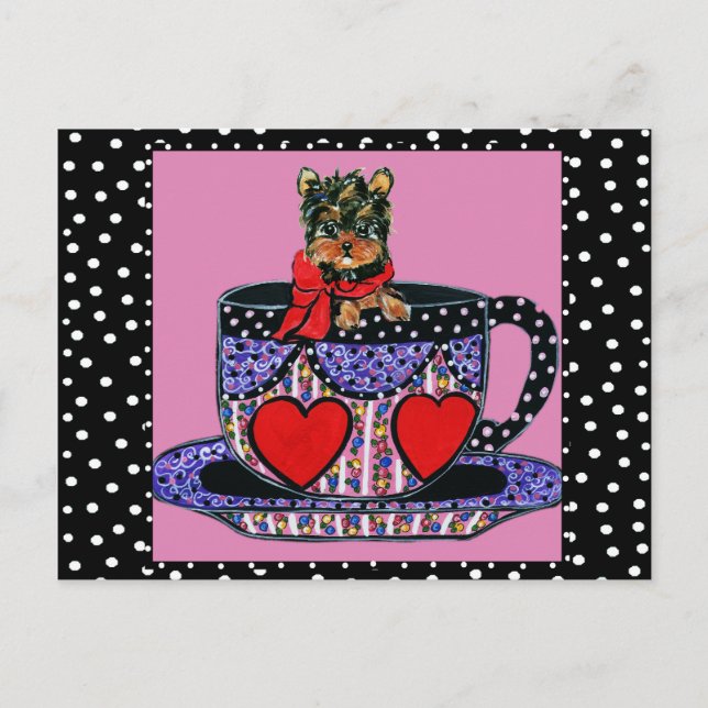 Postal Yorkie Poo (Anverso)