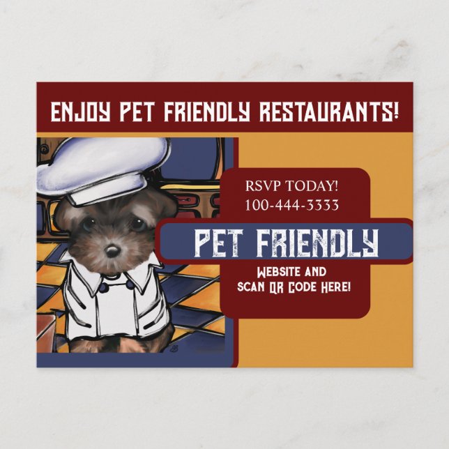 Postal Yorkie Poo (Anverso)