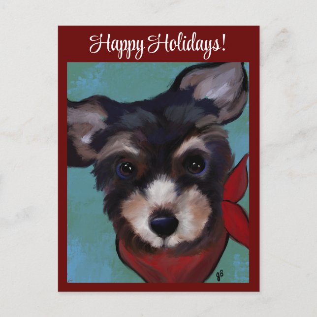 Postal Yorkie Poo (Anverso)