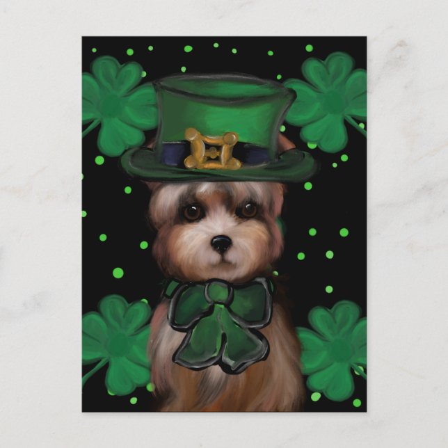 Postal Yorkie  Poo (Anverso)