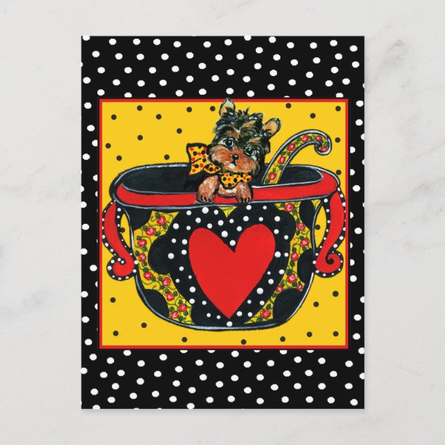 Postal Yorkie Poo (Anverso)