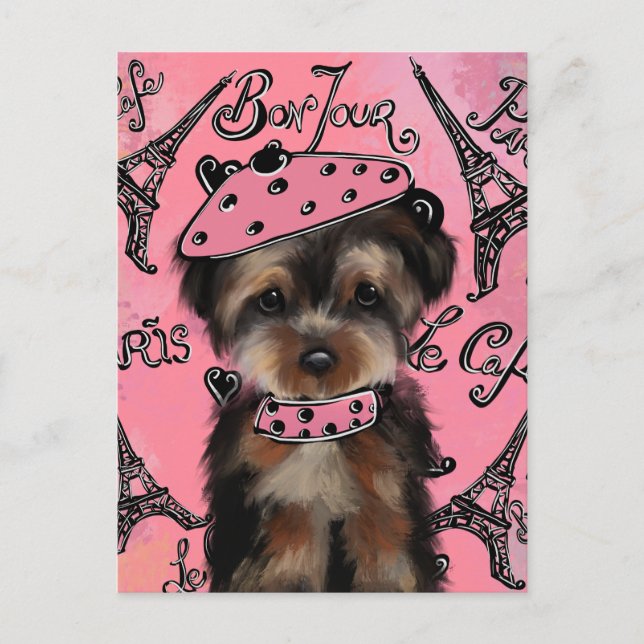POSTAL YORKIE POO (Anverso)