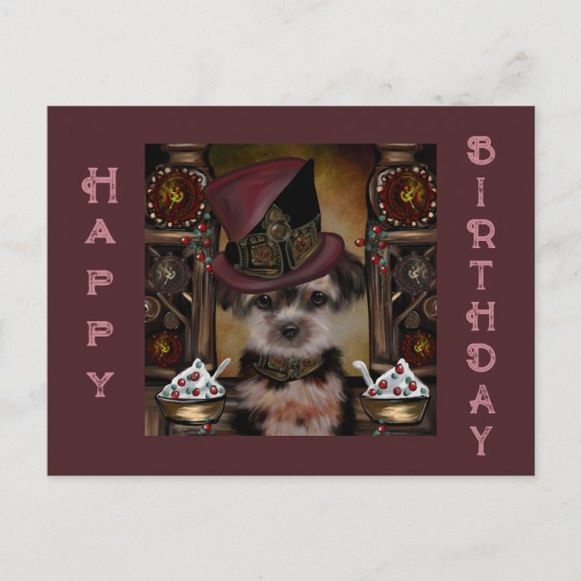 Postal Yorkie Poo (Anverso)