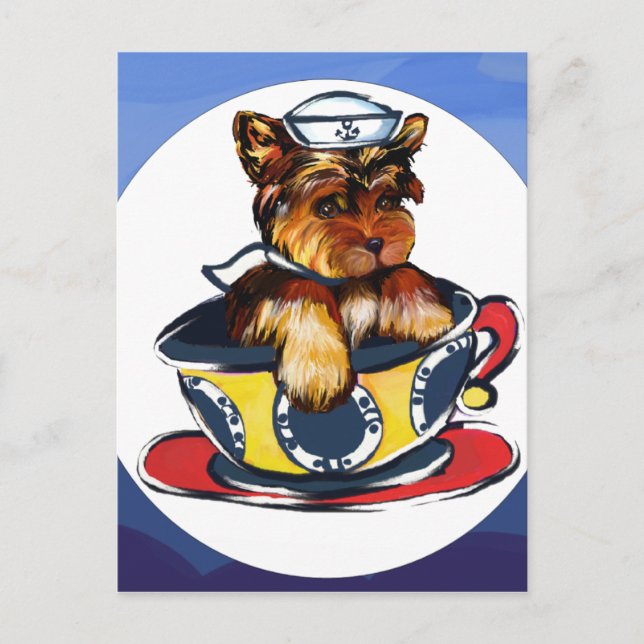 Postal Yorkie Poo de Marina (Anverso)
