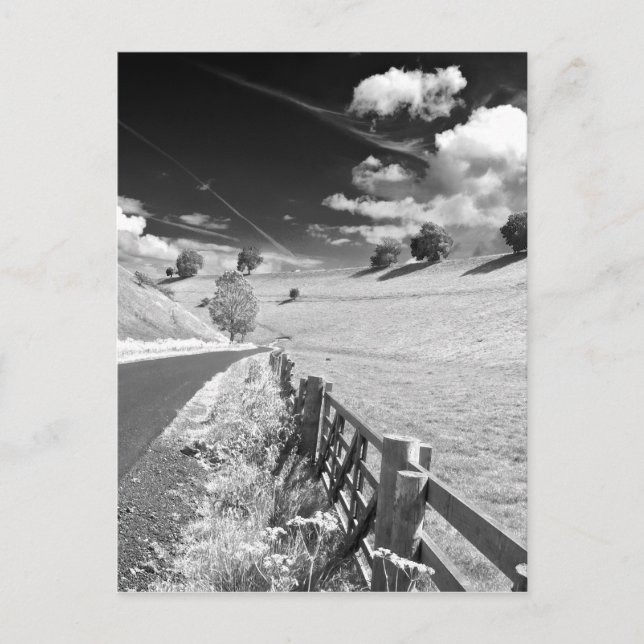 Postal Yorkshire blanco y negro (Anverso)