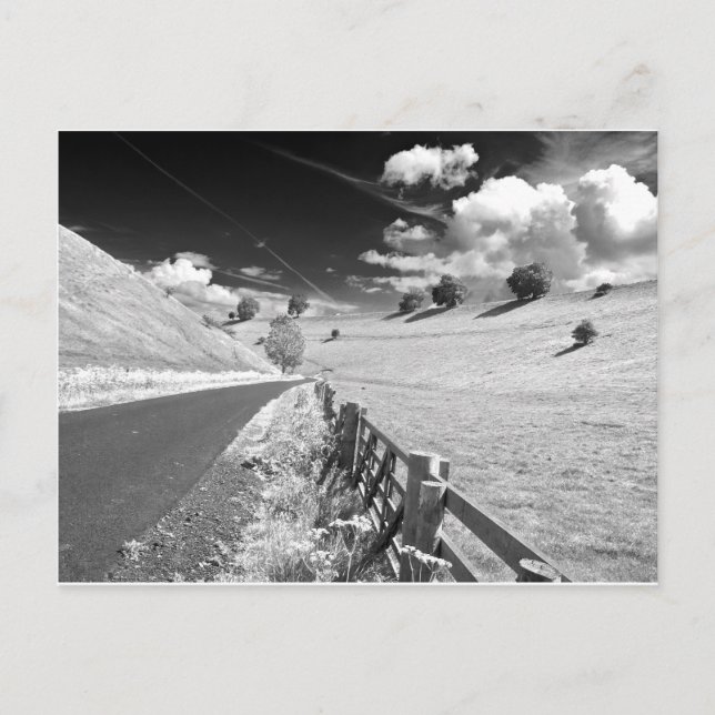 Postal Yorkshire blanco y negro (Anverso)