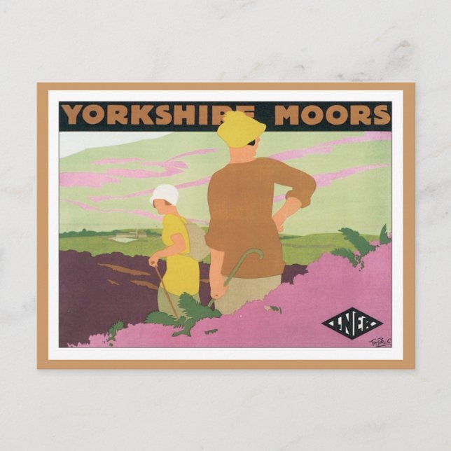 Postal Yorkshire Moors (Anverso)