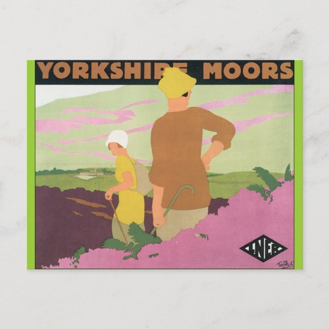 Postal Yorkshire Moors (Anverso)