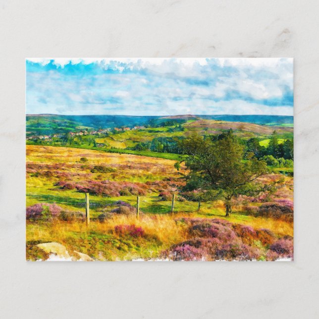 Postal Yorkshire Moors (Anverso)