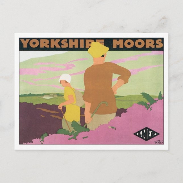 Postal Yorkshire Moors (Anverso)
