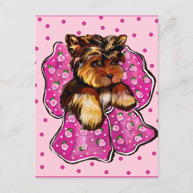 POSTAL YORKSHIRE TERRIER (Anverso)