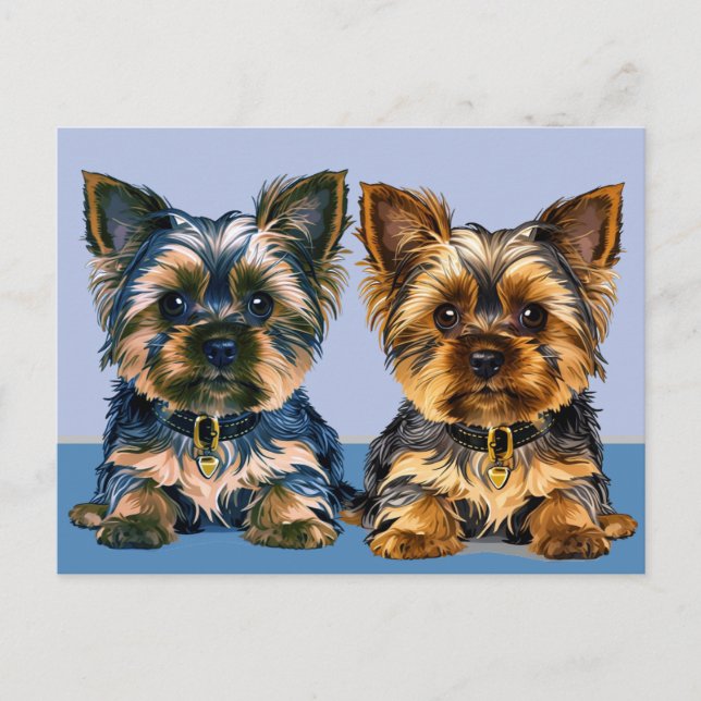 Postal Yorkshire terrier (Anverso)