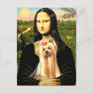 Postal Yorkshire Terrier 1 - Mona Lisa