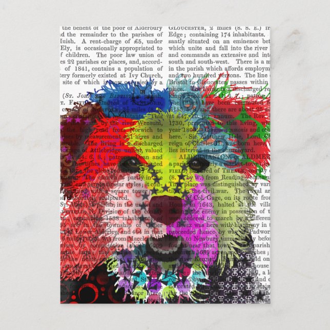 Postal Yorkshire Terrier - Patchwork (Anverso)