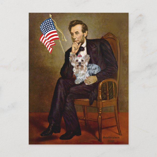 Postal Yorkshire Terrier (T) - Lincoln (Anverso)