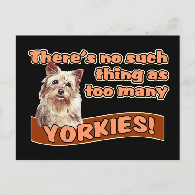 POSTAL YORKSHIRE TERRIERS (Anverso)