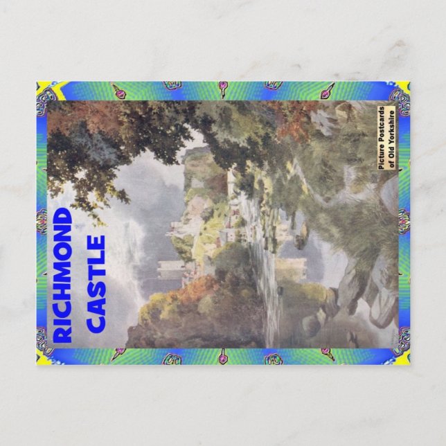 POSTAL YORKSHIRE VIEJO - CASTILLO RICHMOND (Anverso)