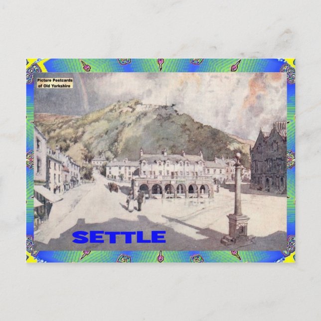 POSTAL YORKSHIRE VIEJO - SETTLE (Anverso)