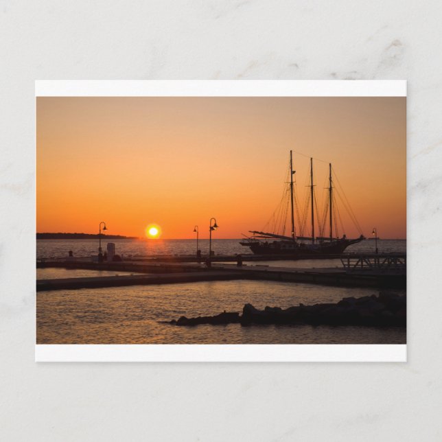 Postal Yorktown Beach Sunrise (Anverso)