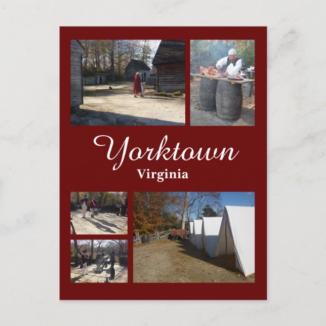 Postal Yorktown (Virginia) (Anverso)