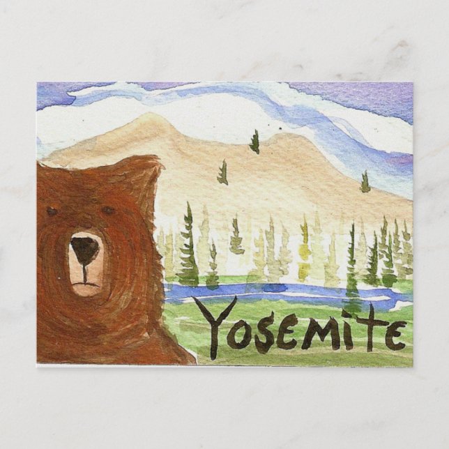 postal yosemite (Anverso)