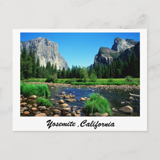 Postal Yosemite (Anverso)