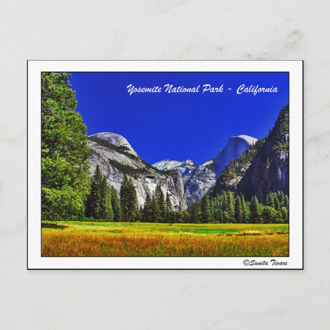 Postal Yosemite (California) (Anverso)