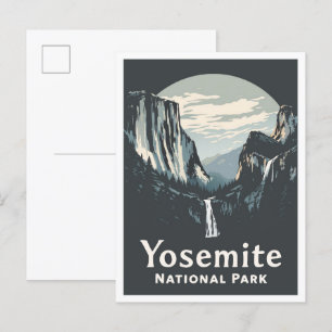Postal Yosemite National Park California USA Travel