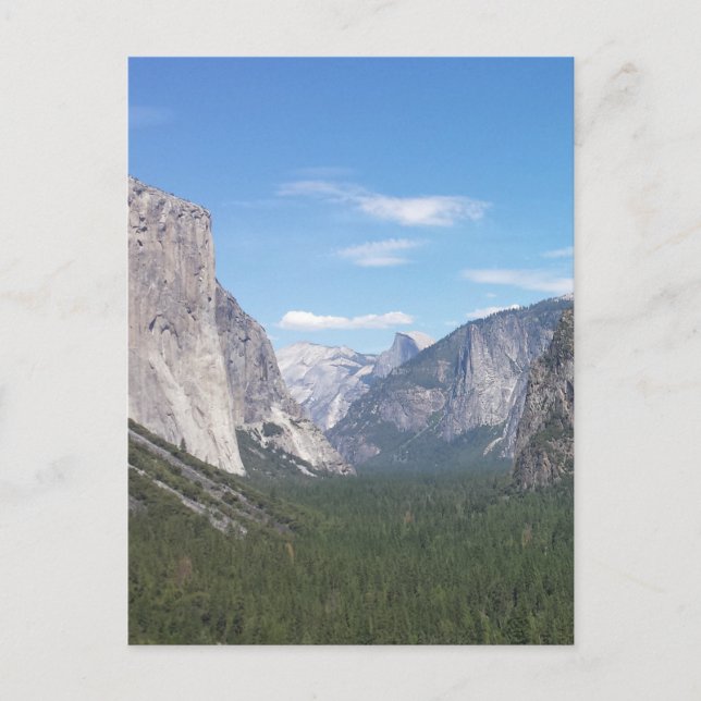 Postal Yosemite National Park Mountain Valley Scenic (Anverso)