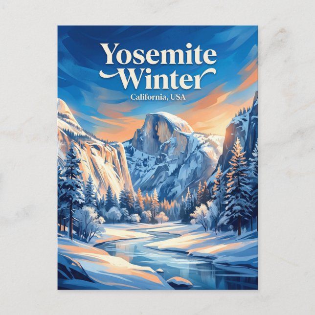Postal Yosemite National Park USA (Anverso)