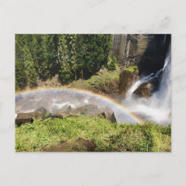 Postal Yosemite Nationalpark Kalifornien Regenbogen am Wa