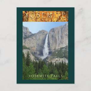 Postal YOSEMITE NAT'L PARK-California-Yosemite Falls-