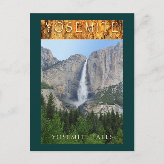 Postal YOSEMITE NAT'L PARK-California-Yosemite Falls- (Anverso)