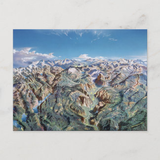 Postal Yosemite Panorama