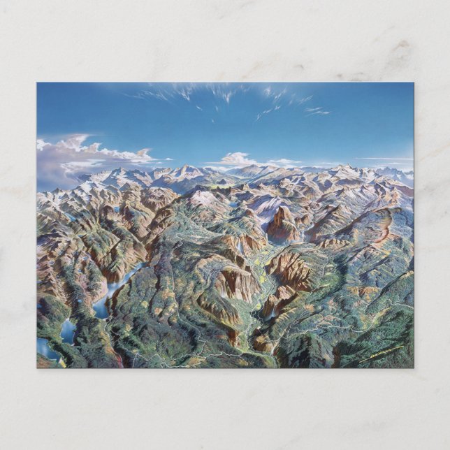 Postal Yosemite Panorama (Anverso)