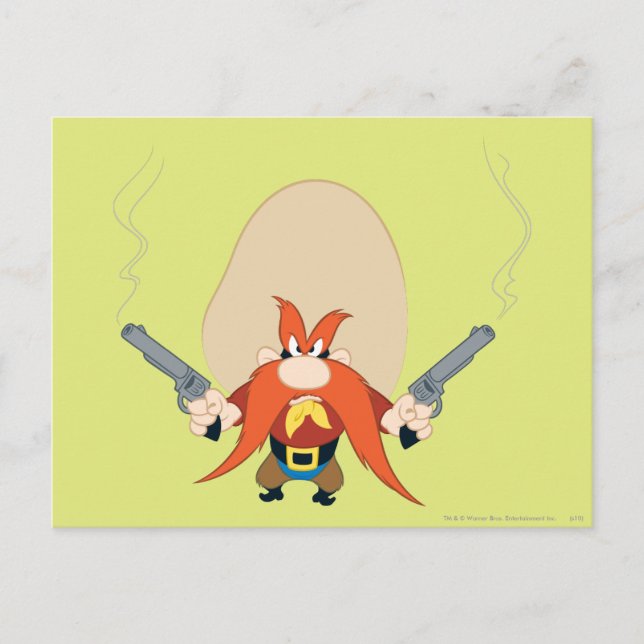 Postal Yosemite Sam Atrás (Anverso)