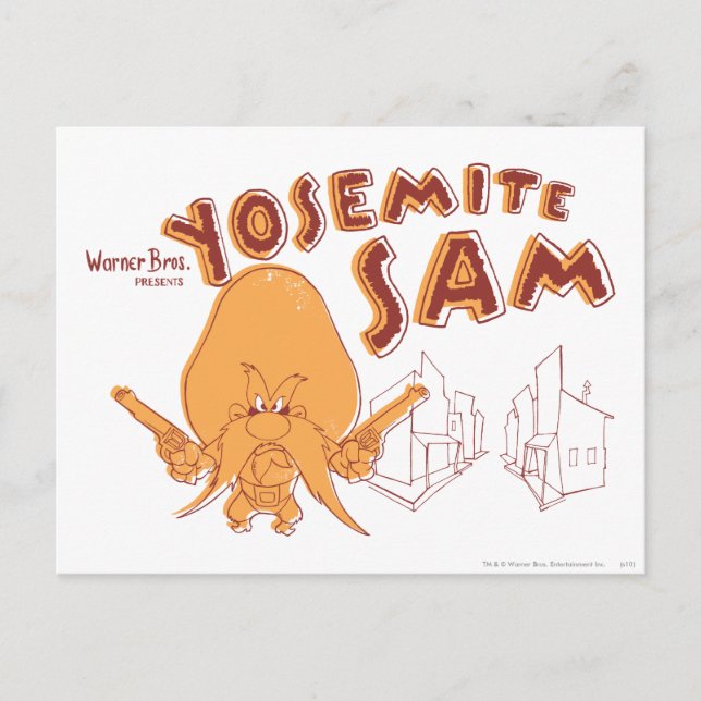 Postal Yosemite Sam Warner Bros. Presents (Anverso)